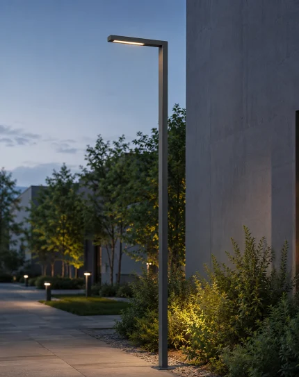 Lineer Tek Kollu Cadde Direği ART-1136 — uygulama alanı